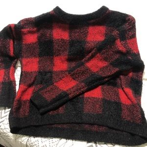 Red Plaid Sweater